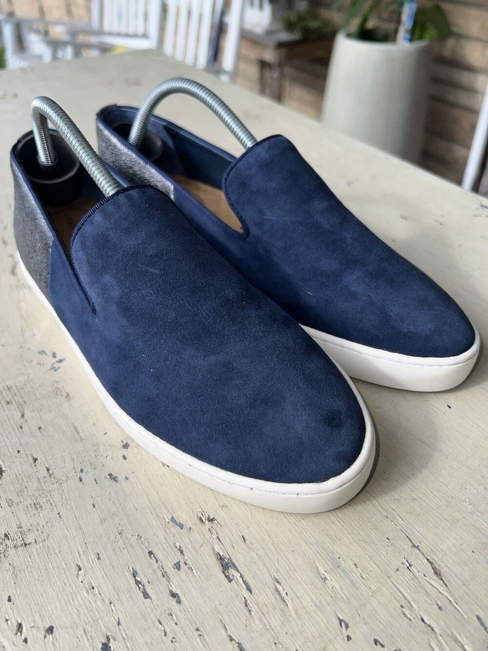 Birdies Women's sz 8 The Swift slip-on sneakers in Night Sky blue